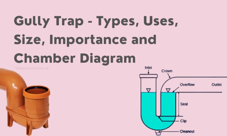 Gully Trap - Types, Uses, Size, Importance and Chamber Diagram